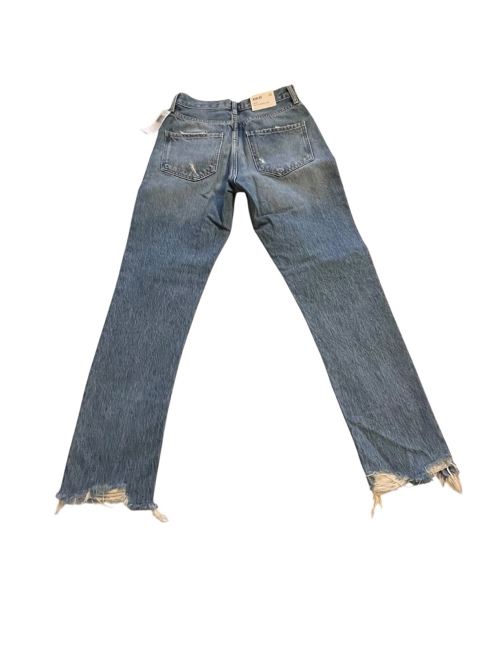 Agolde Riley Cropped High Rise Straight Jeans - Picture 3 of 10